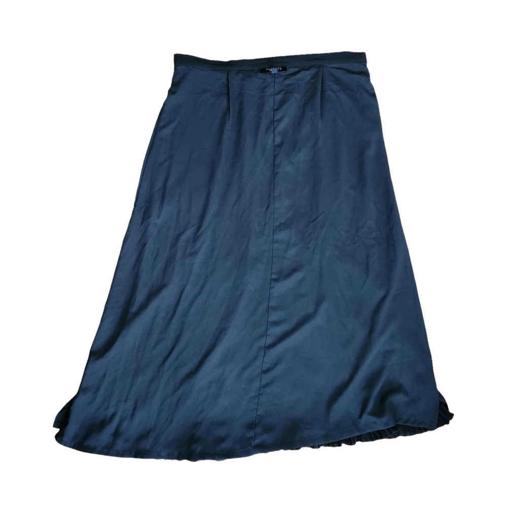 Talbots Black Pleated Maxi Skirt Size 12 - Picture 5 of 10